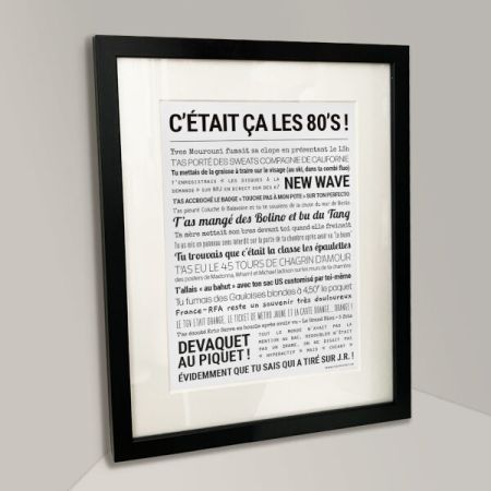 Affiche - C'était ça les 80s - Tout est dit