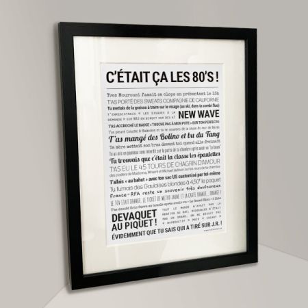 Affiche - C'était ça les 80s - Tout est dit