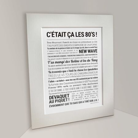 Affiche - C'était ça les 80s - Tout est dit