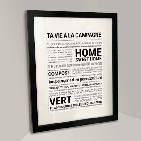 Affiche - Ta Vie À La Campagne - Tout est dit