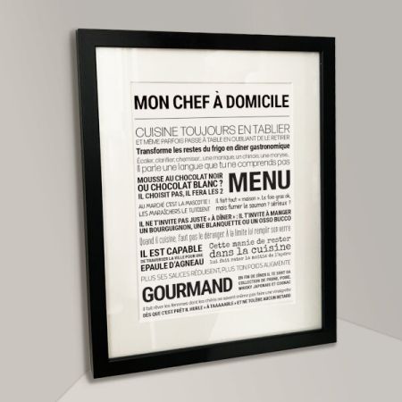 Affiche - Mon Chef À Domicile - Tout est dit