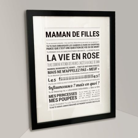 Affiche - Maman De Filles - Tout est dit