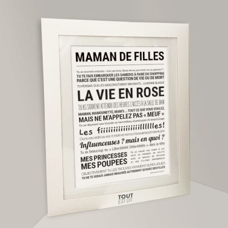 Affiche - Maman De Filles - Tout est dit