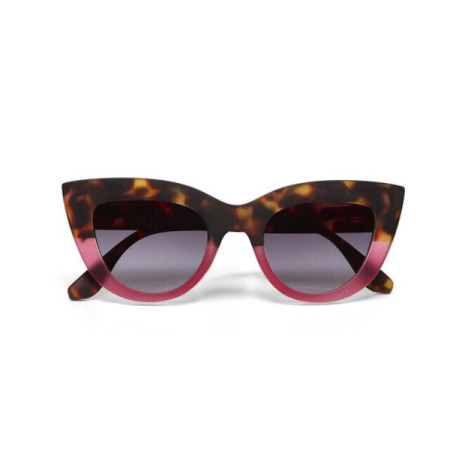 Lunettes  de soleil Big Cat - Monture soft touch - Havana/Pink – Okkia - Piu Forty