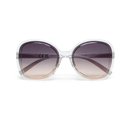 Lunettes de soleil ANNA Butterfly shape - Transparent White - Lens Black - Okkia – Piu Forty