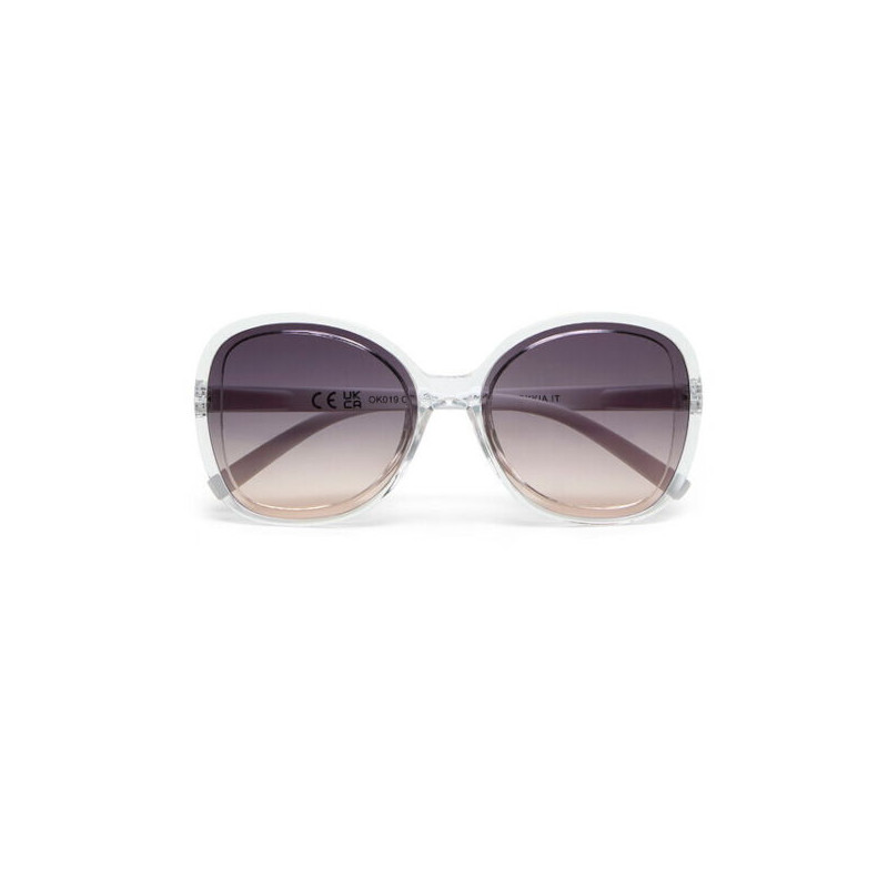 Lunettes de soleil ANNA Butterfly shape - Transparent White - Lens Black - Okkia – Piu Forty