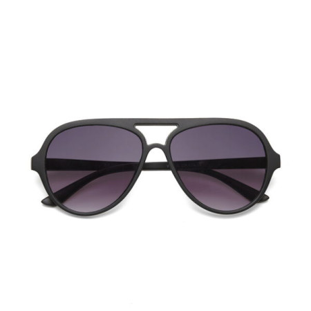 Lunettes de soleil ALESSIO Goccia - Monture Soft Touch – Col. BLACK - Lens Red – Okkia - Piu Forty