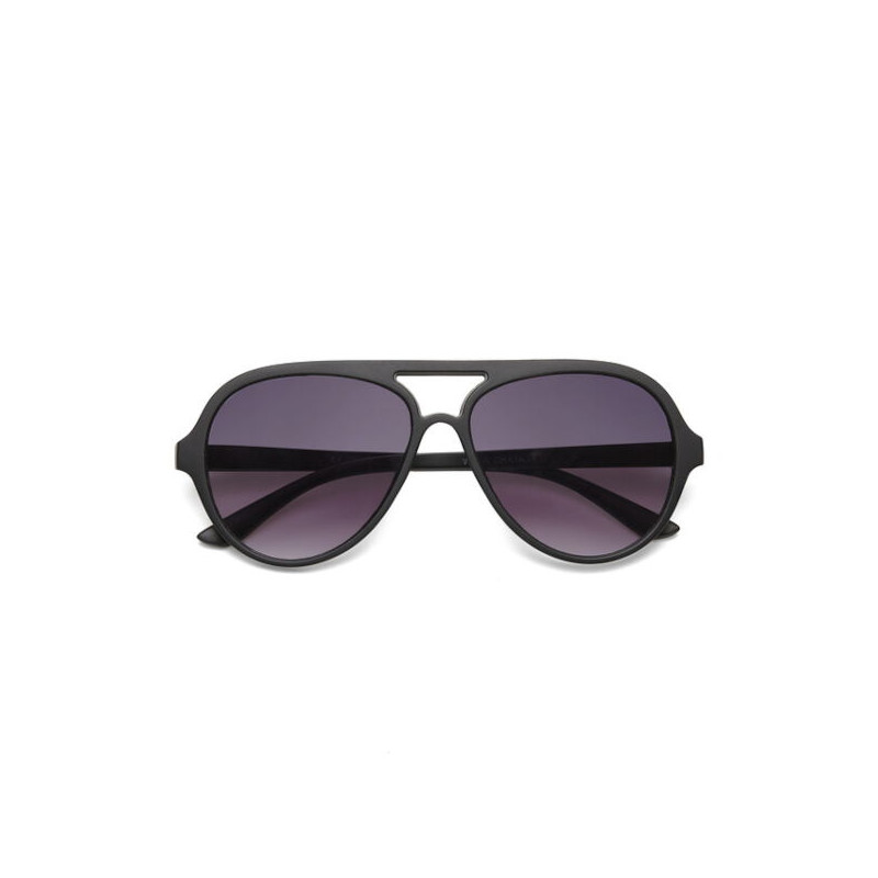 Lunettes de soleil ALESSIO Goccia - Monture Soft Touch – Col. BLACK - Lens Red – Okkia - Piu Forty