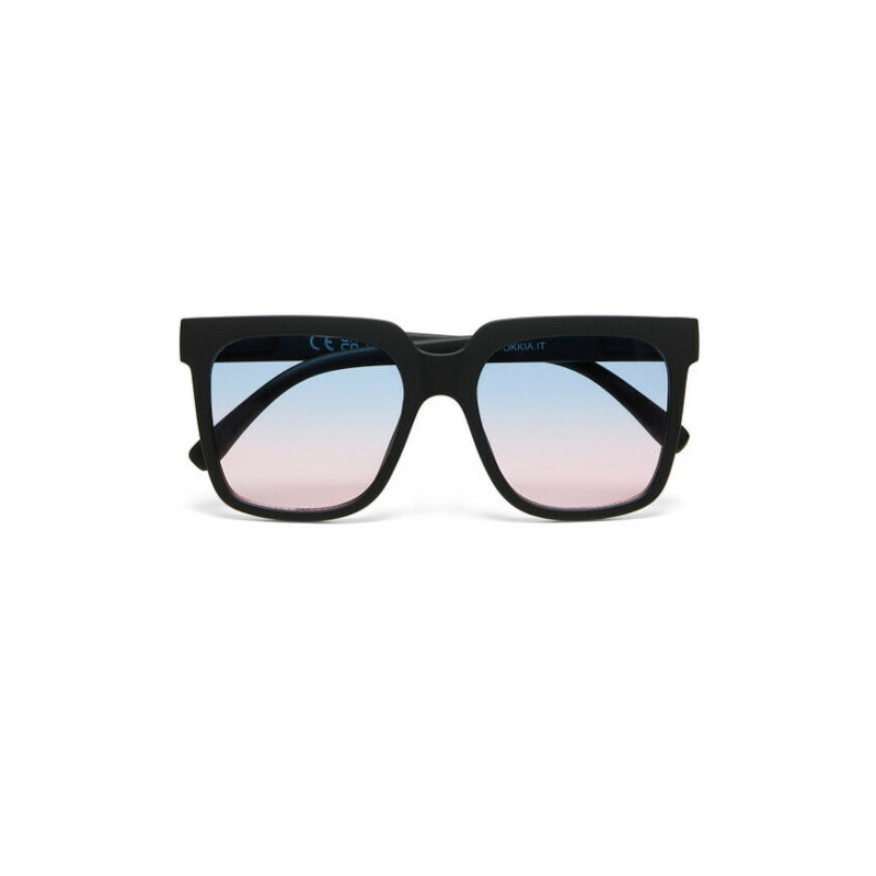 Lunettes de soleil TOKYO – Monture Soft Touch – Col: Black - Lens Blue/Pink – Okkia - Piu Forty