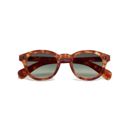 Lunettes de soleil MILANO – Monture Soft Touch – Col: Sahara Havana Green- Okkia - Piu Forty