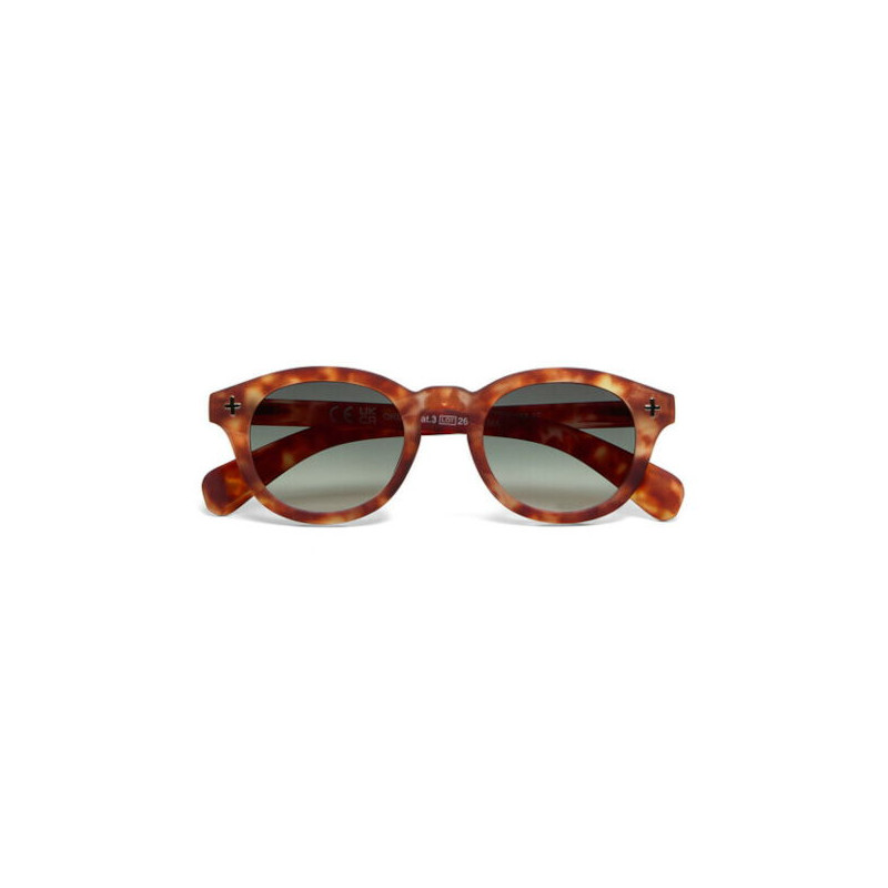 Lunettes de soleil MILANO – Monture Soft Touch – Col: Sahara Havana Green- Okkia - Piu Forty