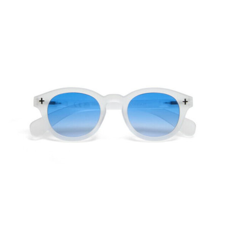 Lunettes de soleil TOKYO – Monture Soft Touch – Col: Optical White / Lens: Black Gradient – Okkia - Piu Forty