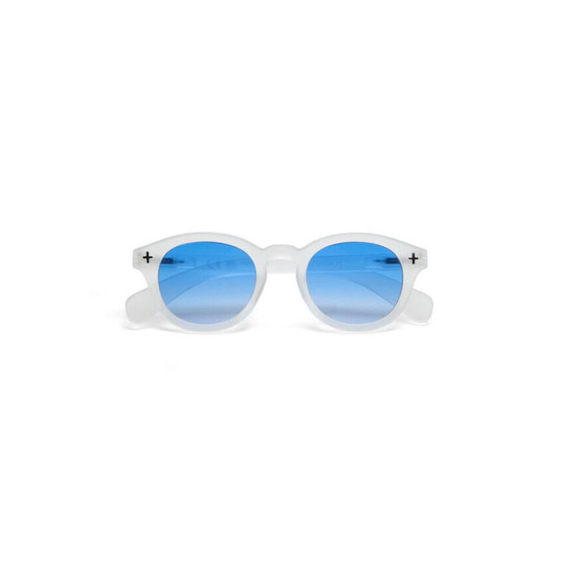 Lunettes de soleil TOKYO – Monture Soft Touch – Col: Optical White / Lens: Black Gradient – Okkia - Piu Forty