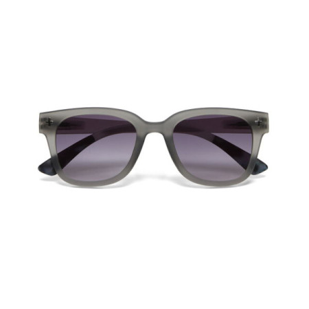 Lunettes  de soleil Big Frame - Monture soft touch - Transparent - Verres Gris Fumé – Okkia - Piu Forty