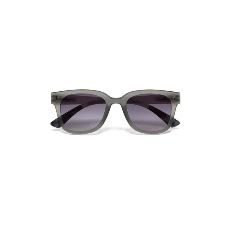 Lunettes  de soleil Big Frame - Monture soft touch - Transparent - Verres Gris Fumé – Okkia - Piu Forty