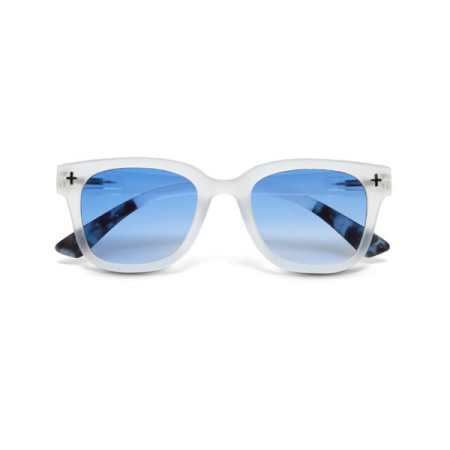 Lunettes  de soleil Big Frame - Monture soft touch - Marron Transparent – Okkia - Piu Forty