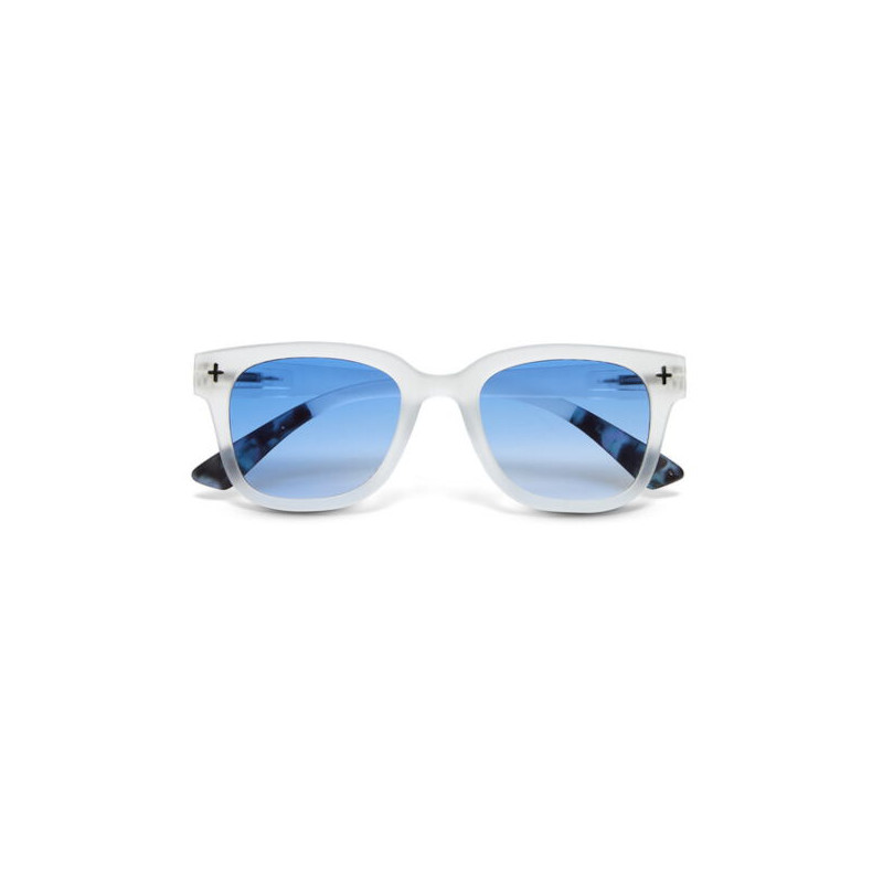 Lunettes  de soleil Big Frame - Monture soft touch - Marron Transparent – Okkia - Piu Forty