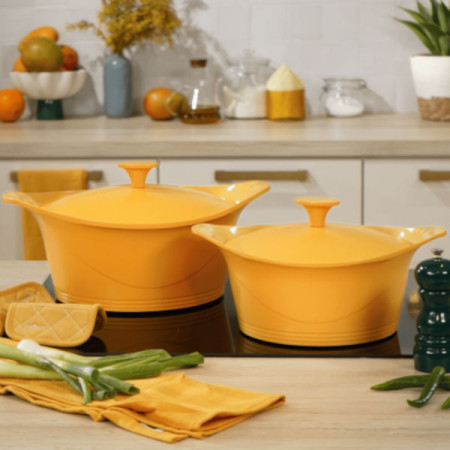 COFFRET COMPLET L'INCROYABLE COCOTTE 28 CM MANGUE – Cookut