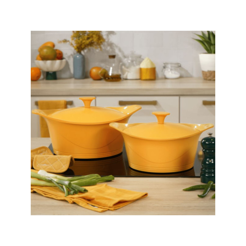 COFFRET COMPLET L'INCROYABLE COCOTTE 24 CM MANGUE – Cookut
