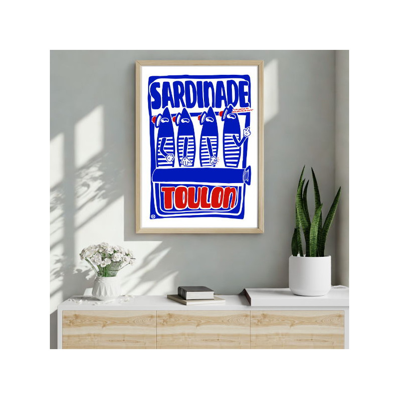 Affiche Roi Sardine par petiteToulon - Landolfi