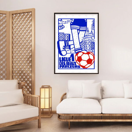 Affiche Maison Landolfi - Ligue - Petite Toulon - 30x40