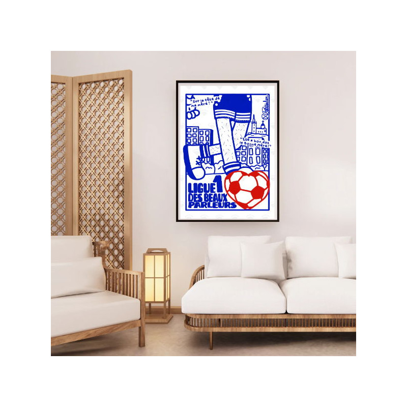 Affiche Ligue - Petite Toulon - Landolfi - 30x40