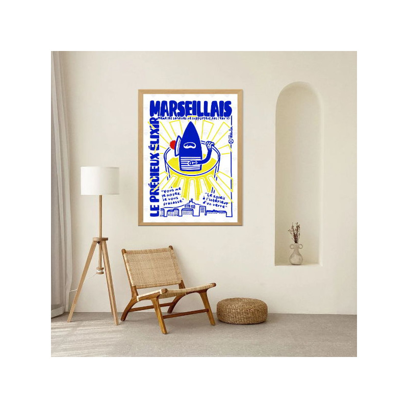 Affiche Elixir - Petite Toulon - Landolfi - 30x40cm