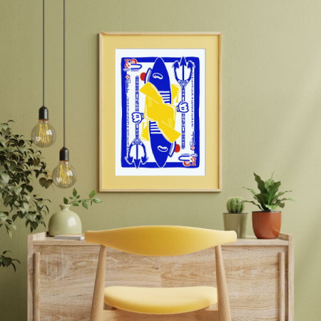 Affiche Roi Sardine par petiteToulon - Landolfi