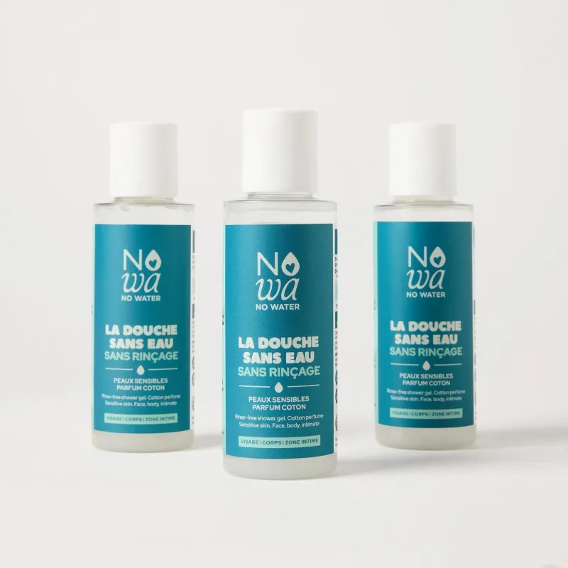 Gel douche sans rinçage  coton - NOWA