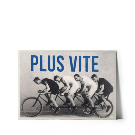 Carte Affiche Kencre - PLUS VITE-M