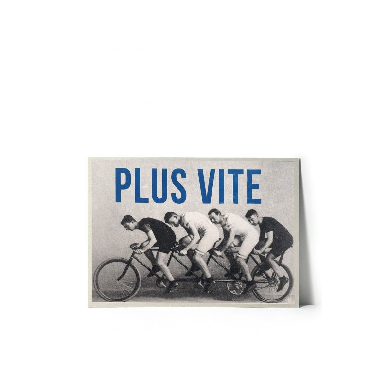 Carte Affiche Kencre - PLUS VITE-M