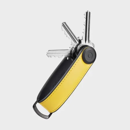 Porte-clés - Hybrid Leather - Solar Yellow - Orbitkey