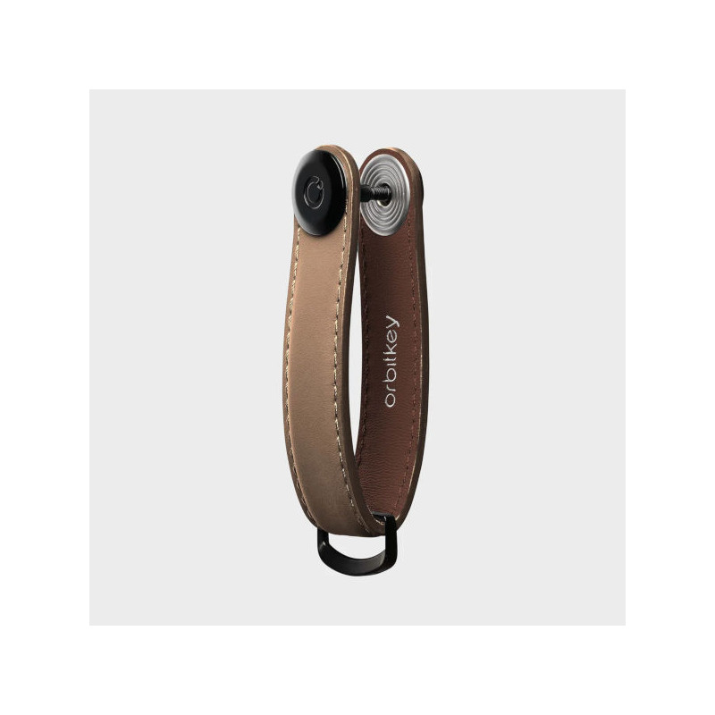 Key Organiser Matte Leather - Mocha - Orbitkey