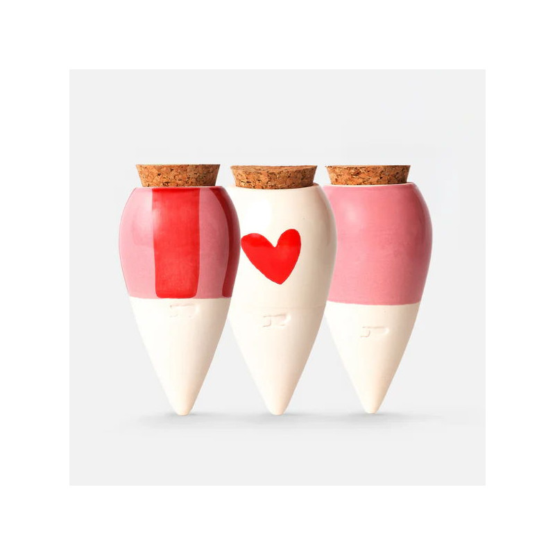 Trio de diffuseurs d’eau Mini Ollas – Les Lovers - Pepin