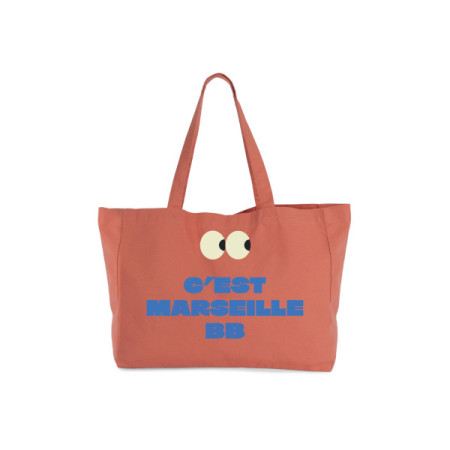 Sac cabas en tissu C'est marseille bébé - L'Ornithorynque