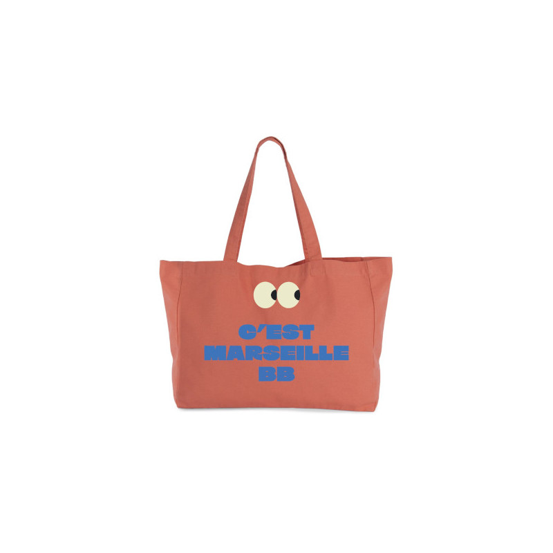 Sac cabas en tissu C'est marseille bébé - L'Ornithorynque