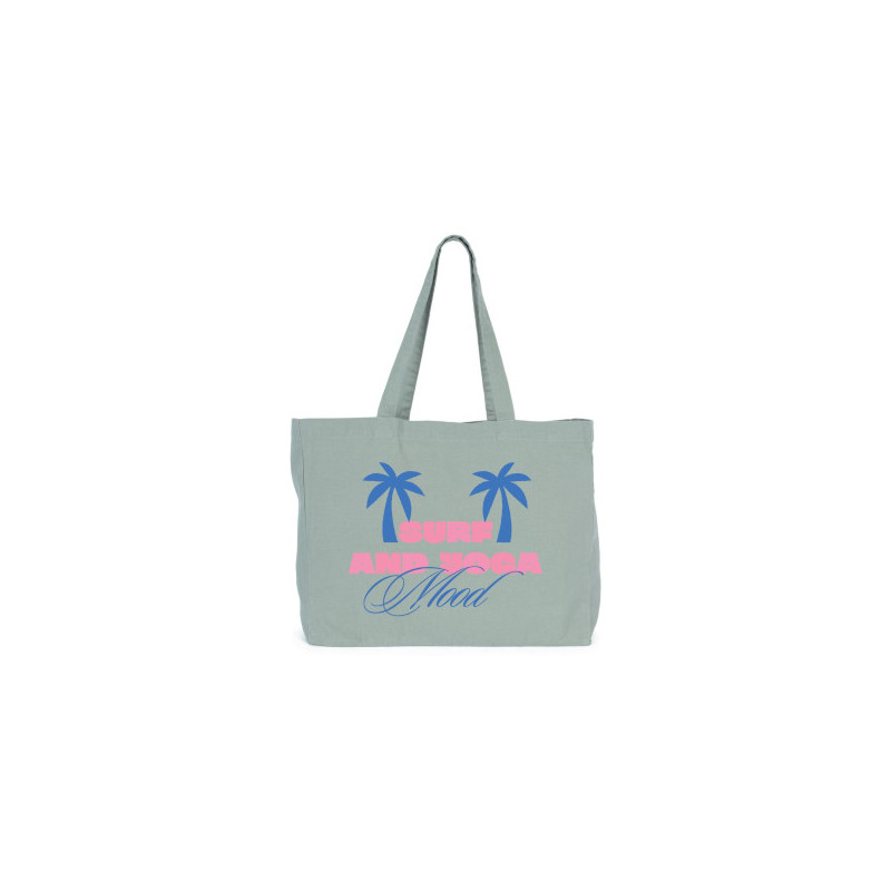 Sac cabas en tissu Surf and yoga mood - L'Ornithorynque