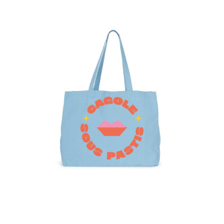 Sac cabas en tissu Cagole sous pastis - L'Ornithorynque
