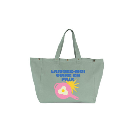 Sac cabas à pressions Laissez-moi cuire en paix - L'Ornithorynque