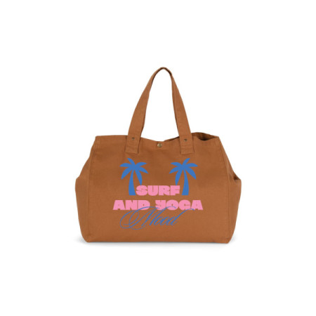 Sac cabas à pressions Surf and yoga mood - L'Ornithorynque
