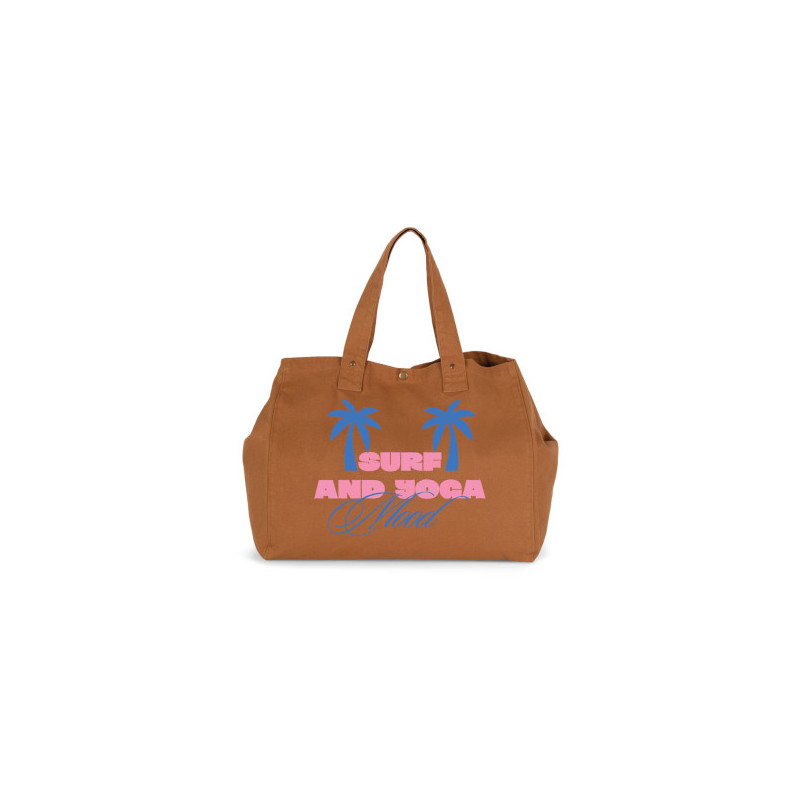 Sac cabas à pressions Surf and yoga mood - L'Ornithorynque