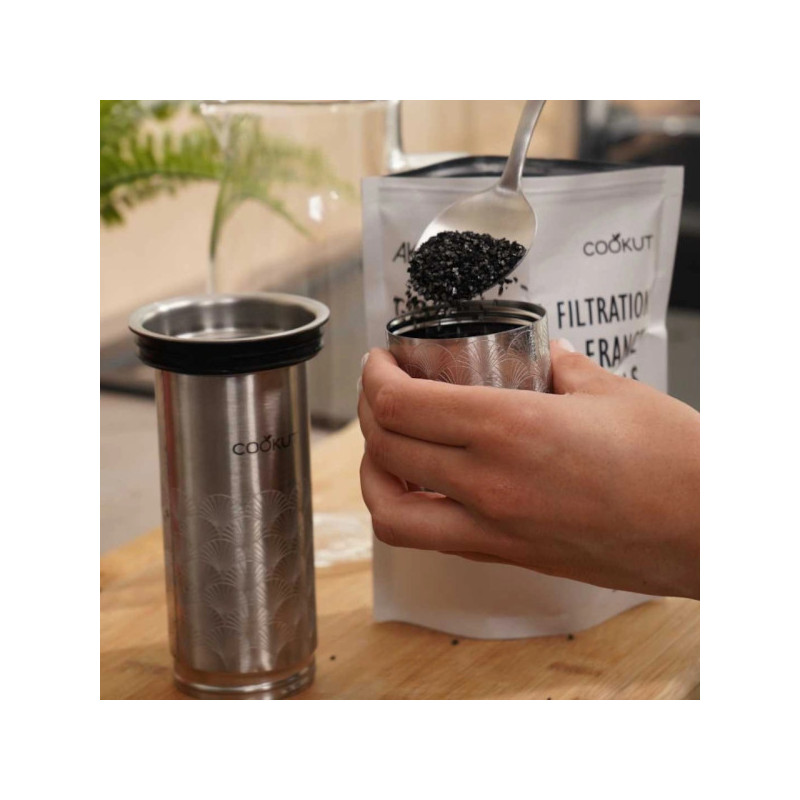 Billes filtrantes au charbon de coco sachet pour 6 mois de filtration - Cookut
