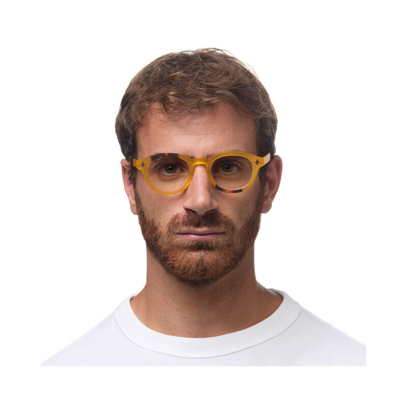 Lunettes de lecture et filtre anti lumière bleue – Classic shape - col. Green - Corr 3.00 - Okkia – Piu Forty