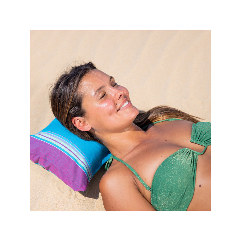 Coussin de plage Santorin - Simone et Georges
