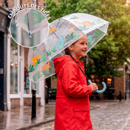 Parapluie Transparent Dinosaure Kid - Fisura