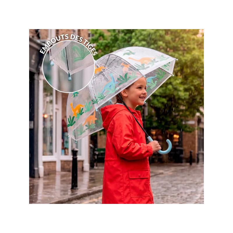 Parapluie Transparent Dinosaure Kid - Fisura