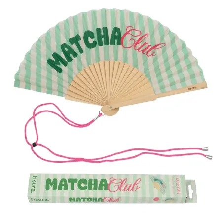 Eventail " Matcha Club" - Fisura