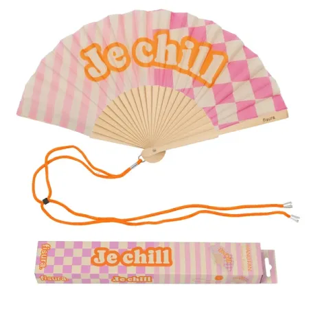 Eventail "Je chill" - Fisura