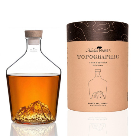 Carafe à spiritueux TOPOGRAPHIC - Mont Blanc – Alaskan Maker