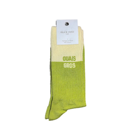 Chaussettes Ouais Gros bicolores bambou 40/45 - Félicie Aussi
